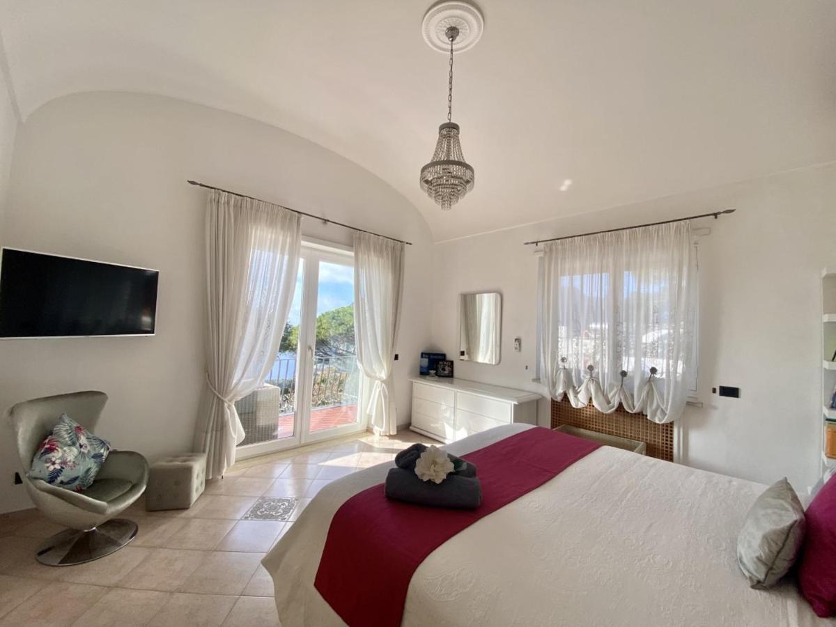 Marvelous Sea View Villa Capri Bagian luar foto
