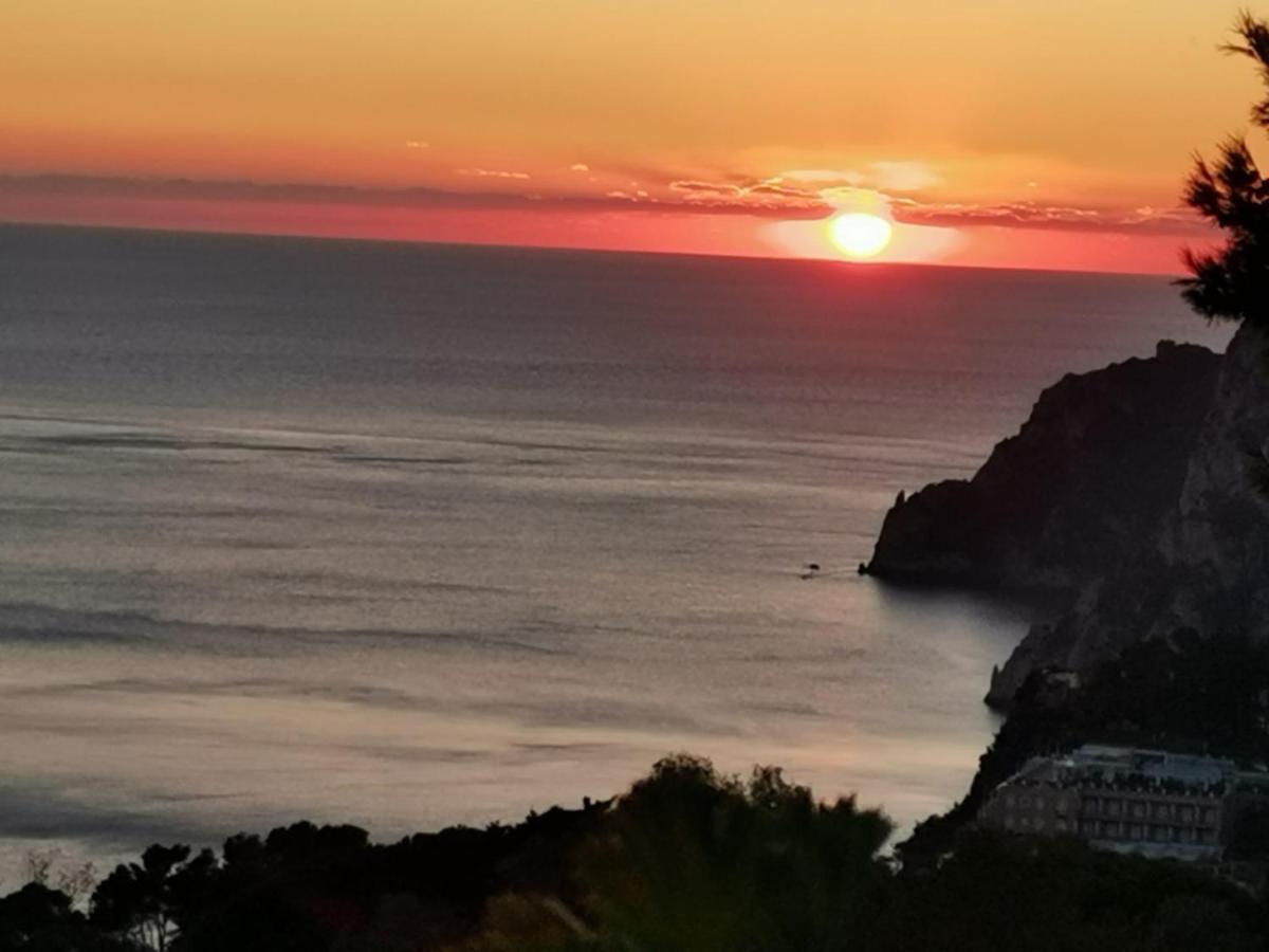 Marvelous Sea View Villa Capri Bagian luar foto