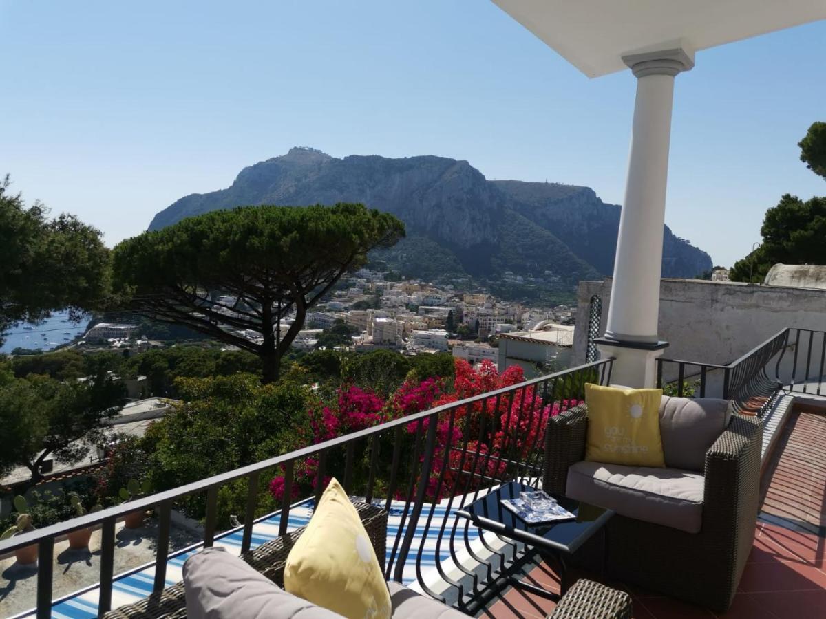 Marvelous Sea View Villa Capri Bagian luar foto