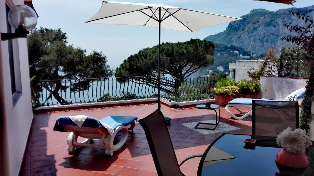 Marvelous Sea View Villa Capri Bagian luar foto