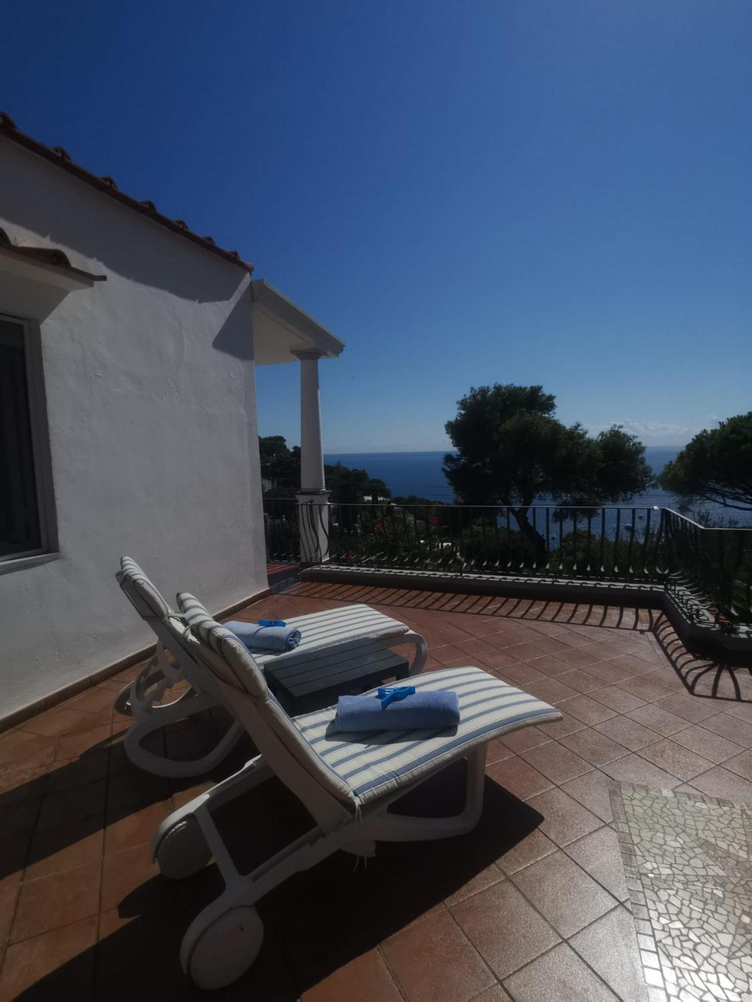 Marvelous Sea View Villa Capri Bagian luar foto