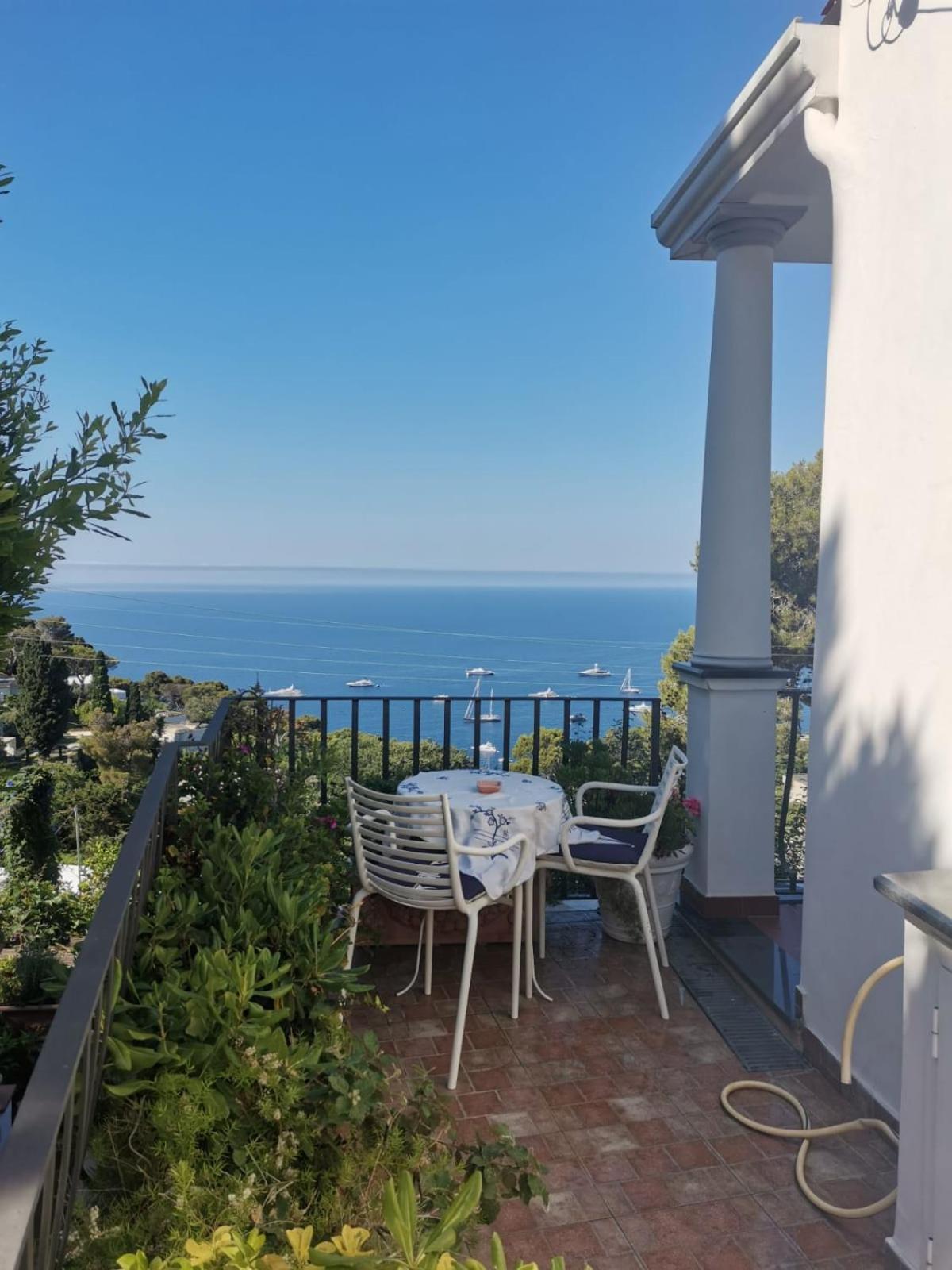 Marvelous Sea View Villa Capri Bagian luar foto