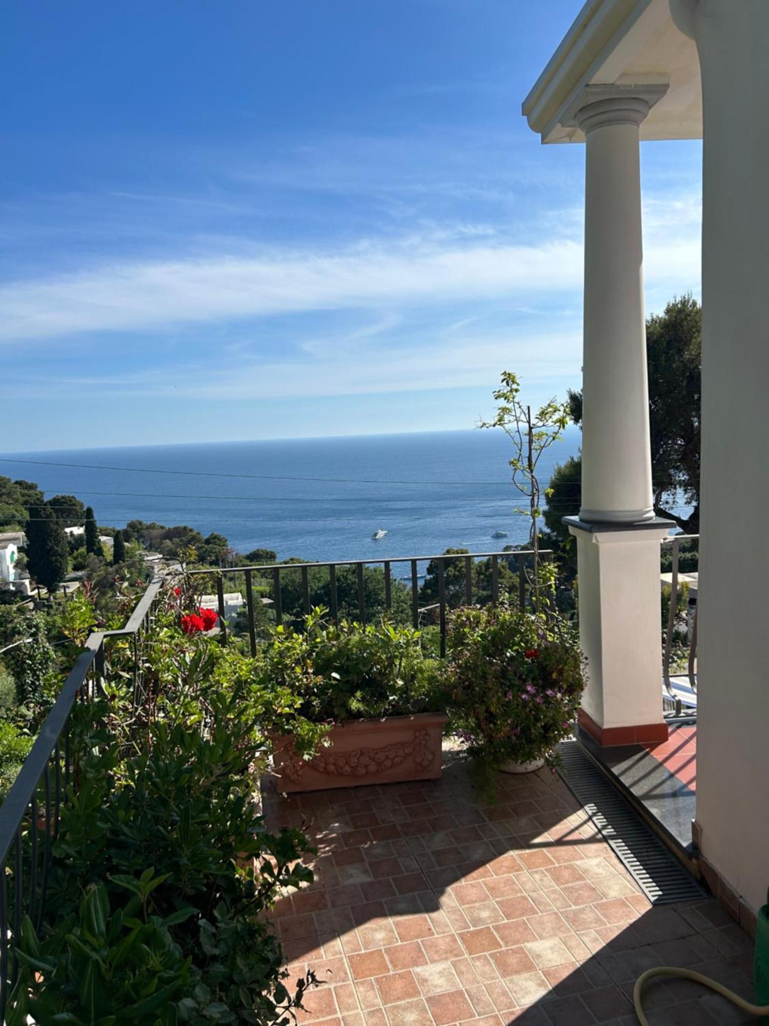 Marvelous Sea View Villa Capri Bagian luar foto