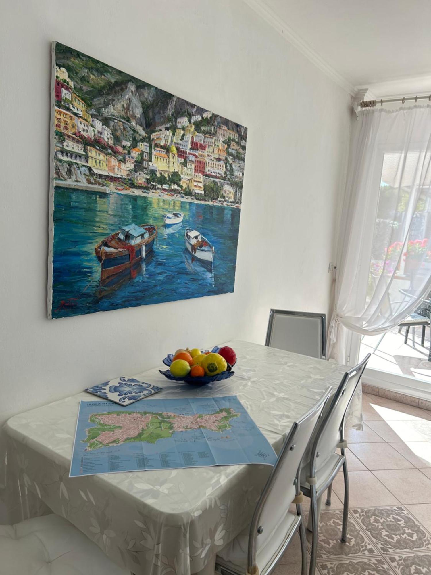Marvelous Sea View Villa Capri Bagian luar foto