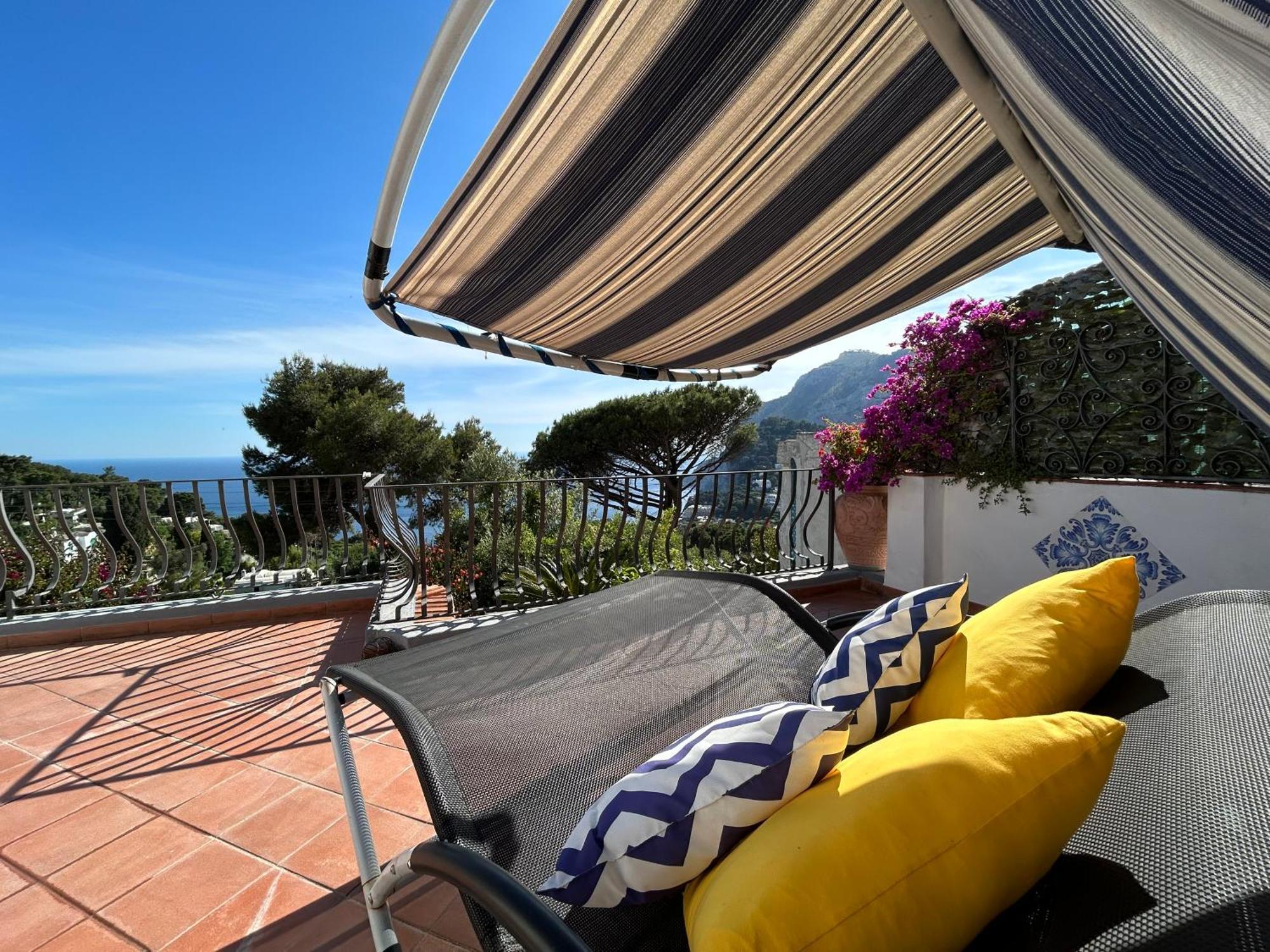 Marvelous Sea View Villa Capri Bagian luar foto