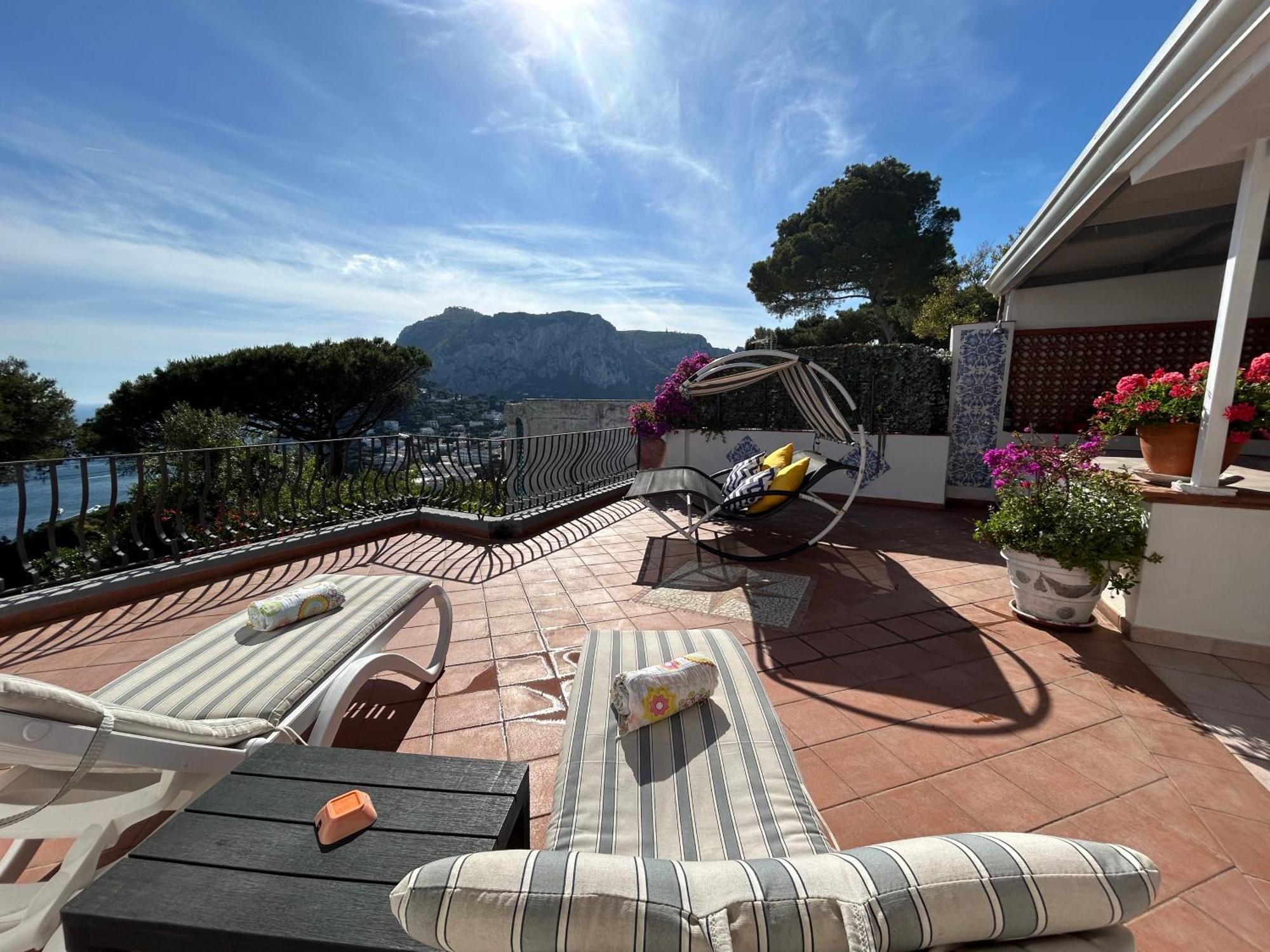 Marvelous Sea View Villa Capri Bagian luar foto