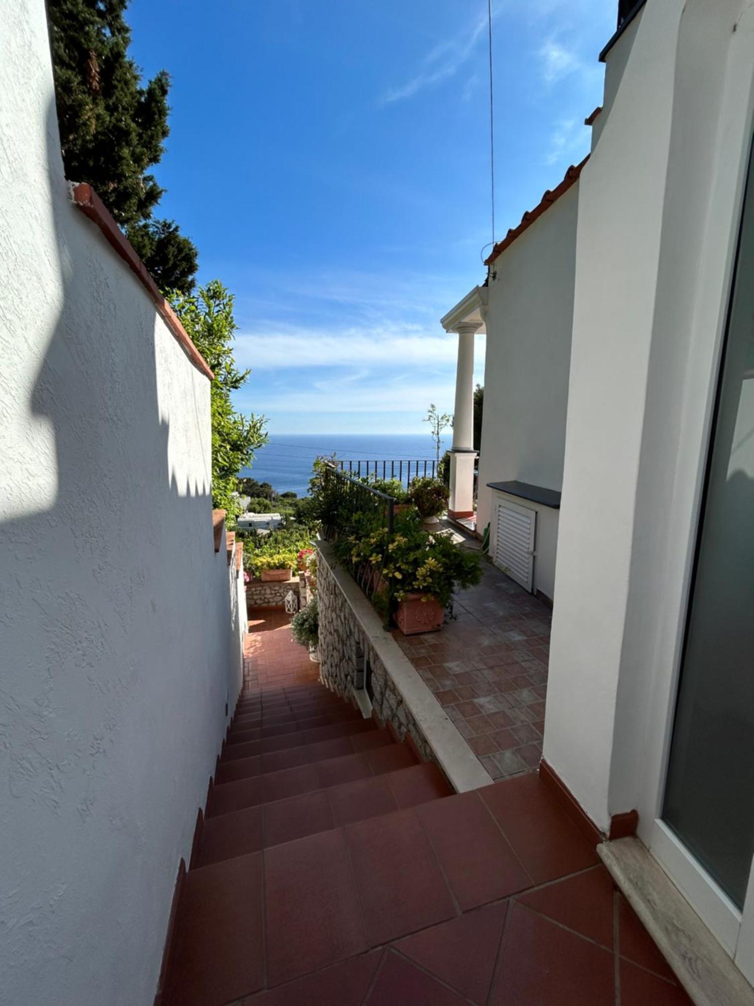 Marvelous Sea View Villa Capri Bagian luar foto