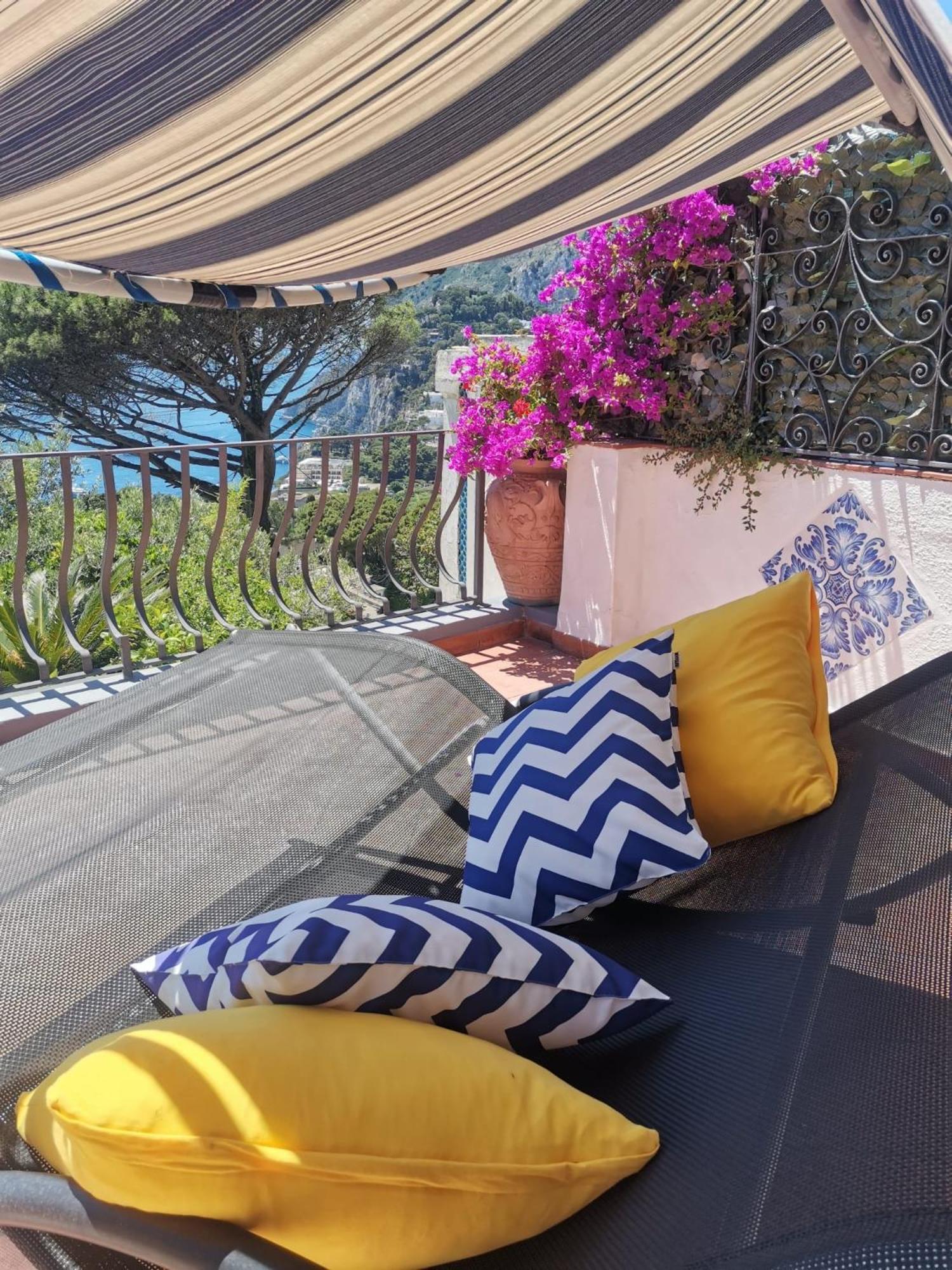 Marvelous Sea View Villa Capri Bagian luar foto